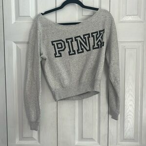 PINK | Victorias Secret | off the shoulder sweatshirt